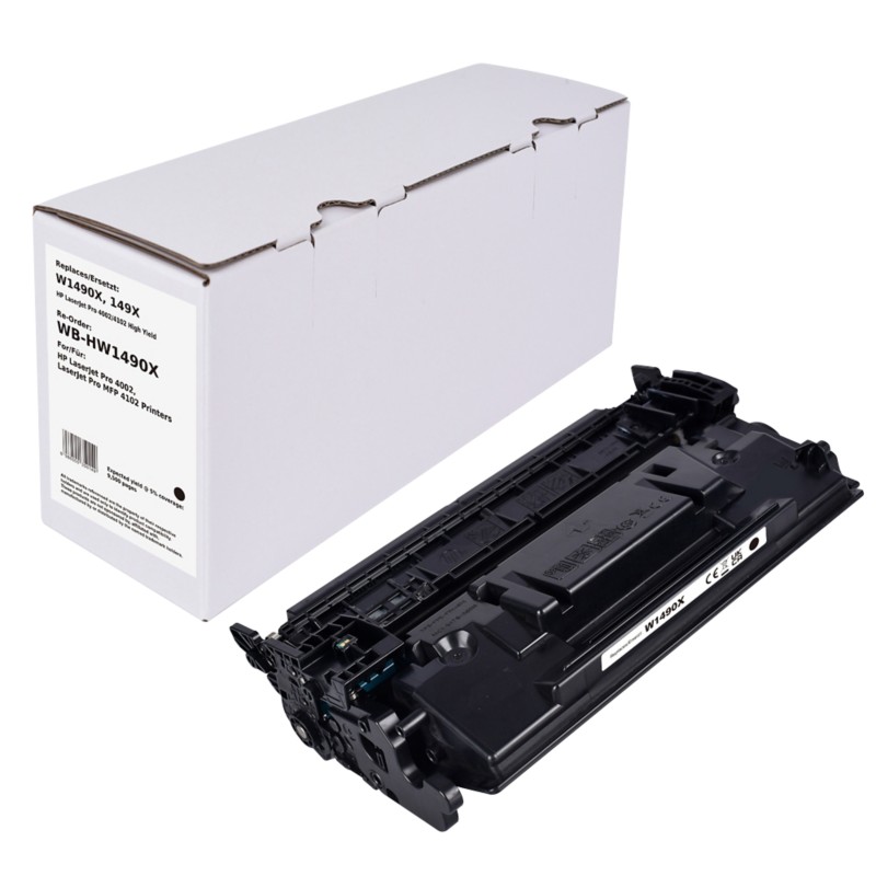Tonerkartusche Kompatibel HP W1490X Schwarz