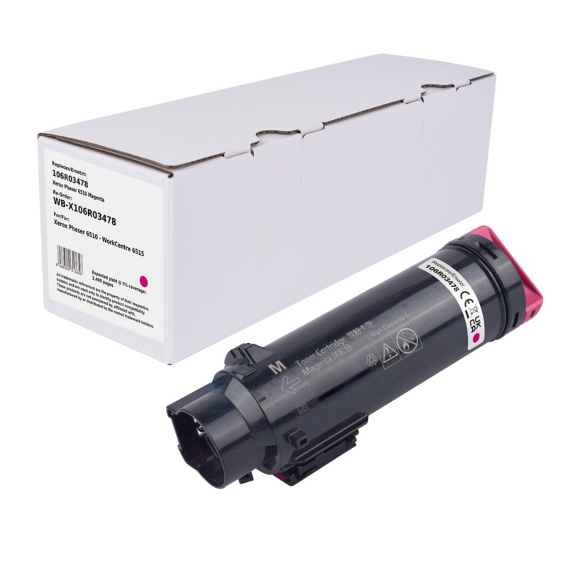 Tonerkartusche Kompatibel Xerox 106R03478 Magenta
