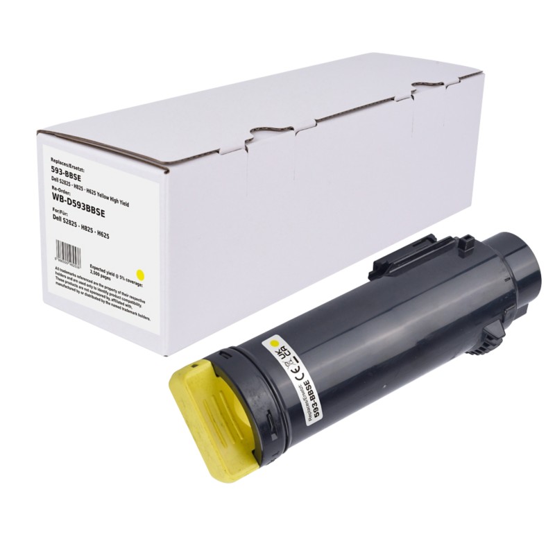 Tonerkartusche Kompatibel Dell 593-BBSE Gelb