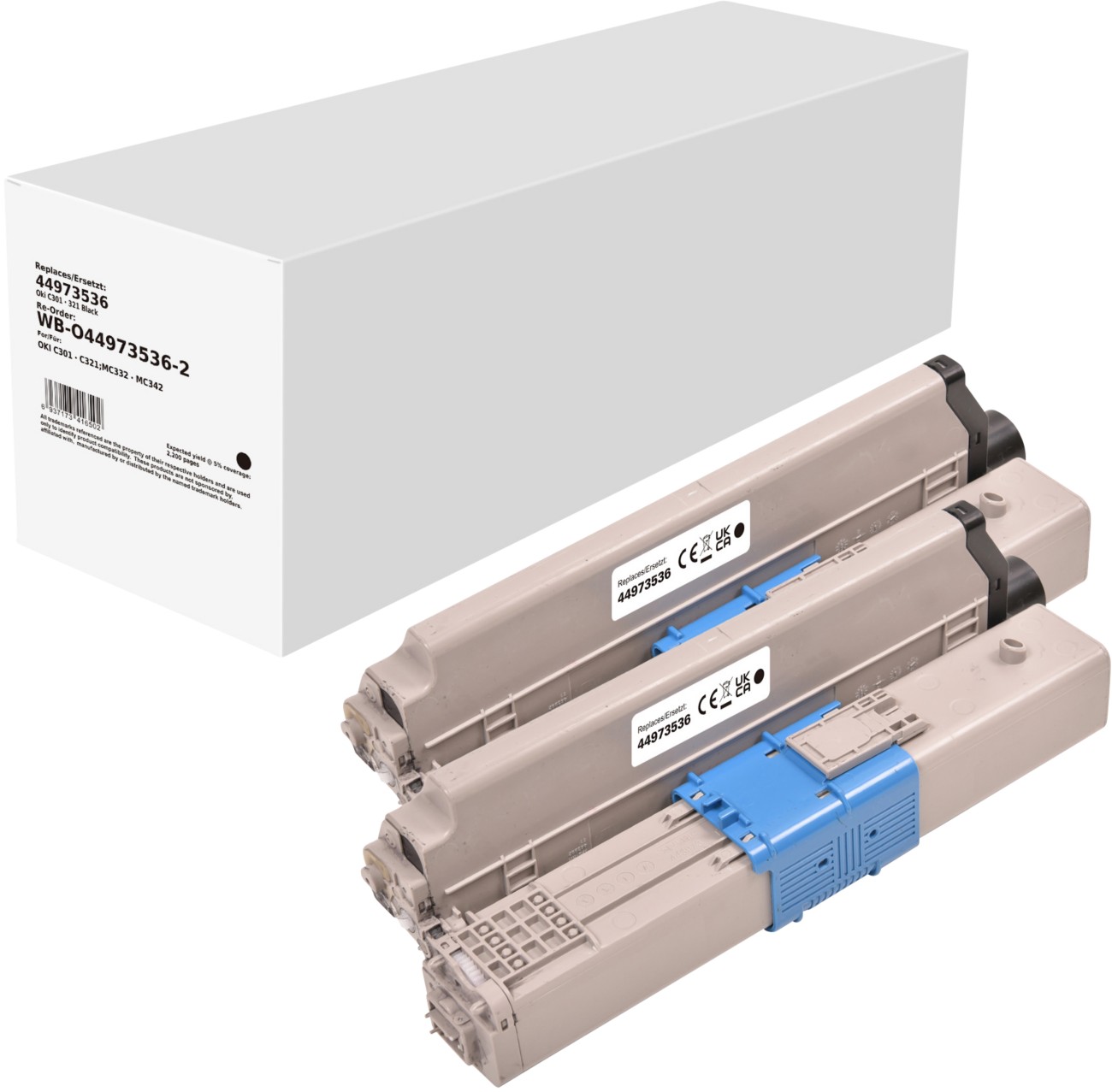 Kompatible Tonerkartusche OKI Schwarz