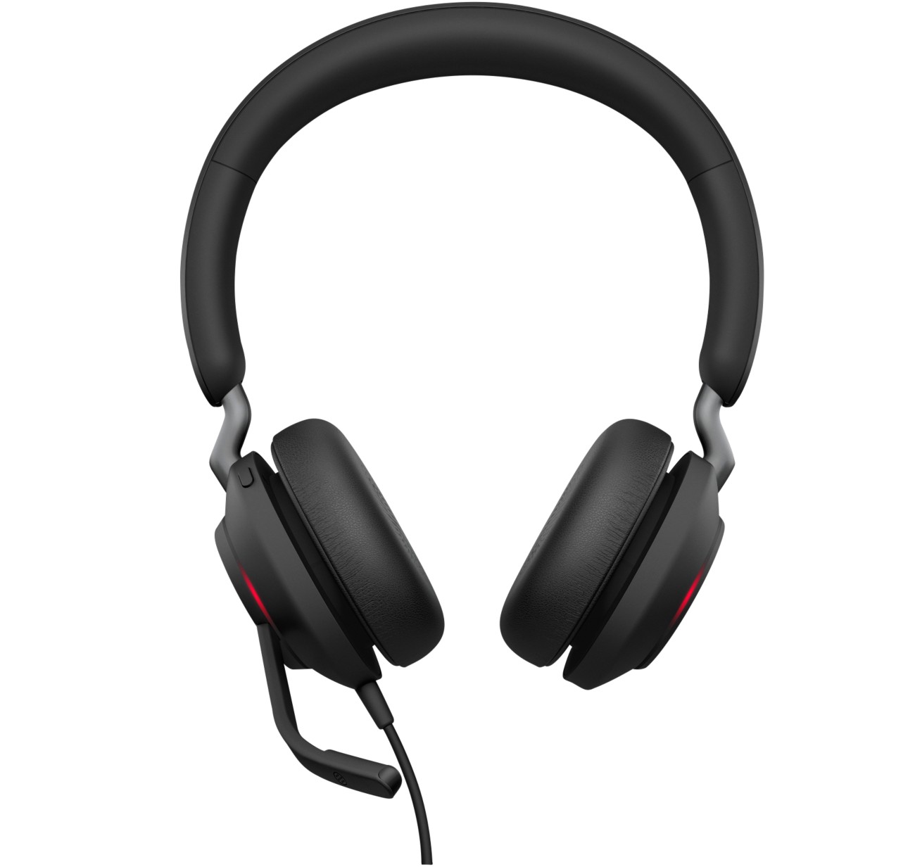 Jabra Evolve2 Wired Headset Over-The-Head Usb No Stereo 40 Se Black