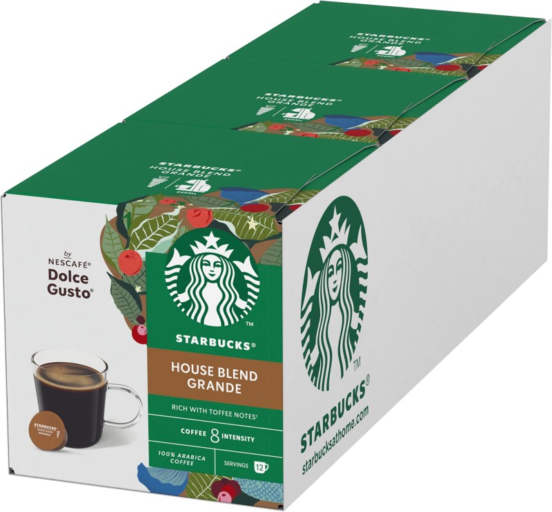 Starbucks by Nescafe Dolce Gusto Kaffeekapseln House Blend 12 Stück 102 g