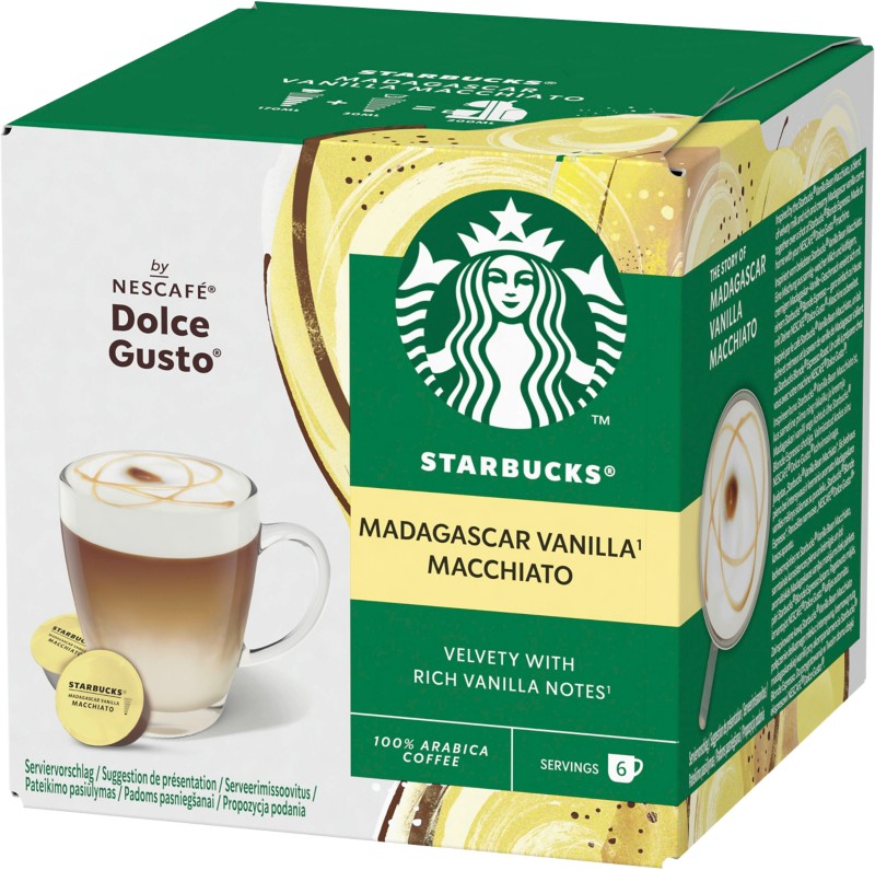 NESCAFÉ Madagascar Vanilla Kaffeekapseln, mild, 6 Portionen