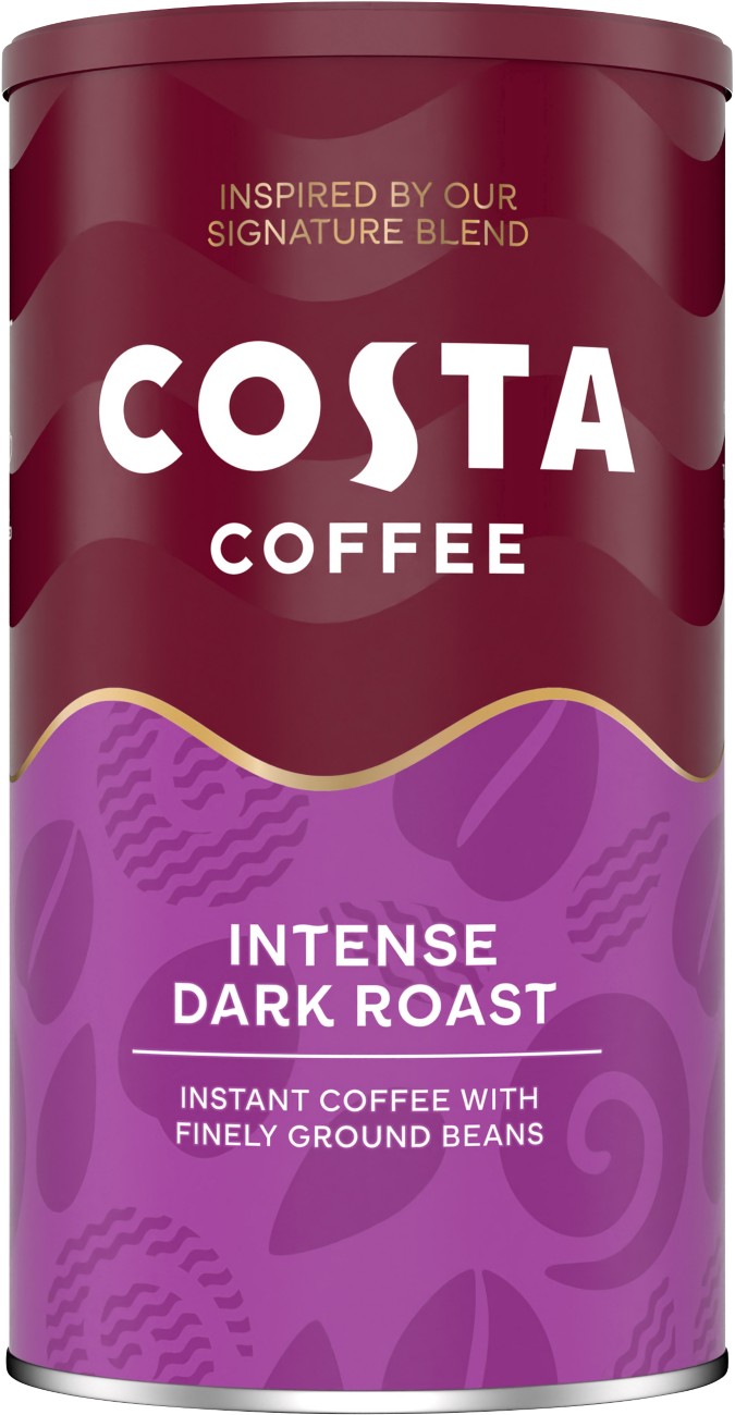 Costa Coffee Premium Instant Coffee Instant Intense Dark 100 G