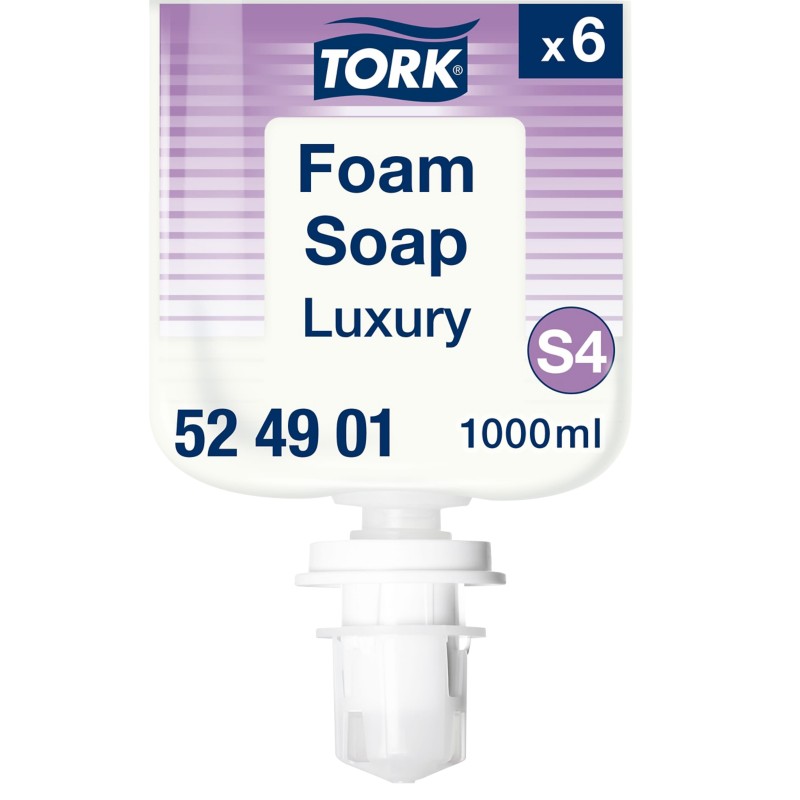 Tork Luxury Foam Handseife S4 Transparent 524901 6 Stück à 1 L