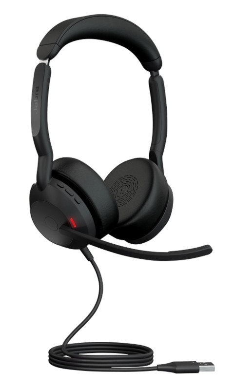 Jabra Evolve2 5 Verkabelt Stereo Headset Kopfbügel USB Schwarz