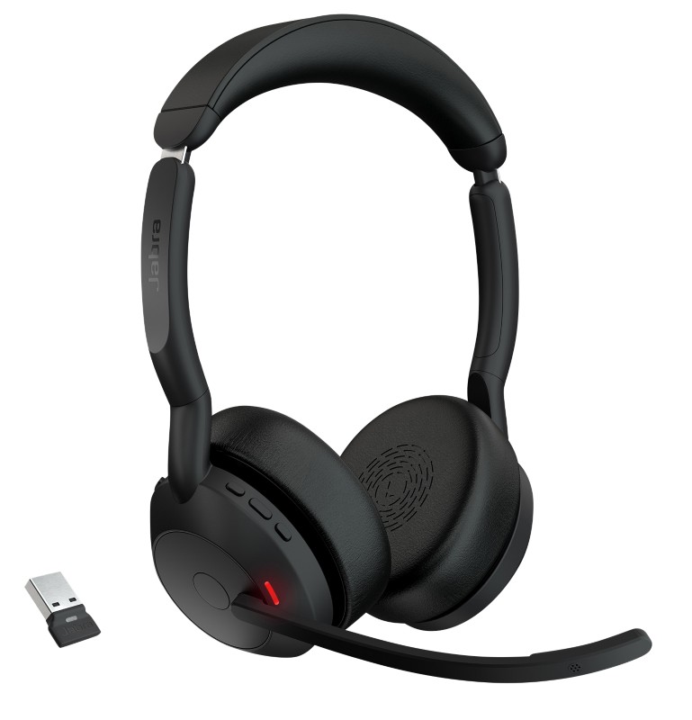 Jabra Evolve2 55 Verkabelt / Kabellos Stereo Headset Kopfbügel Bluetooth Schwarz