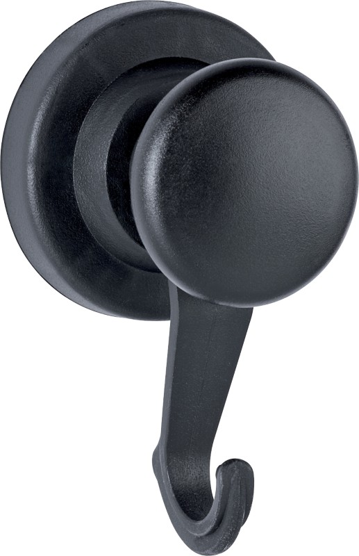 Maul Neodym Kreisförmig Hakenmagnet Schwarz 10 kg Tragfähigkeit 53 mm