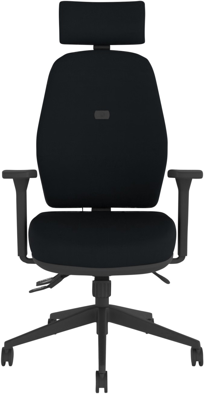 Energi-24 Activ Intro Office Chair Basic Tilt Height-Adjustable Armrest Black 150 Kg It450hr/Aa1d 570 X 520 X 1,475 Mm