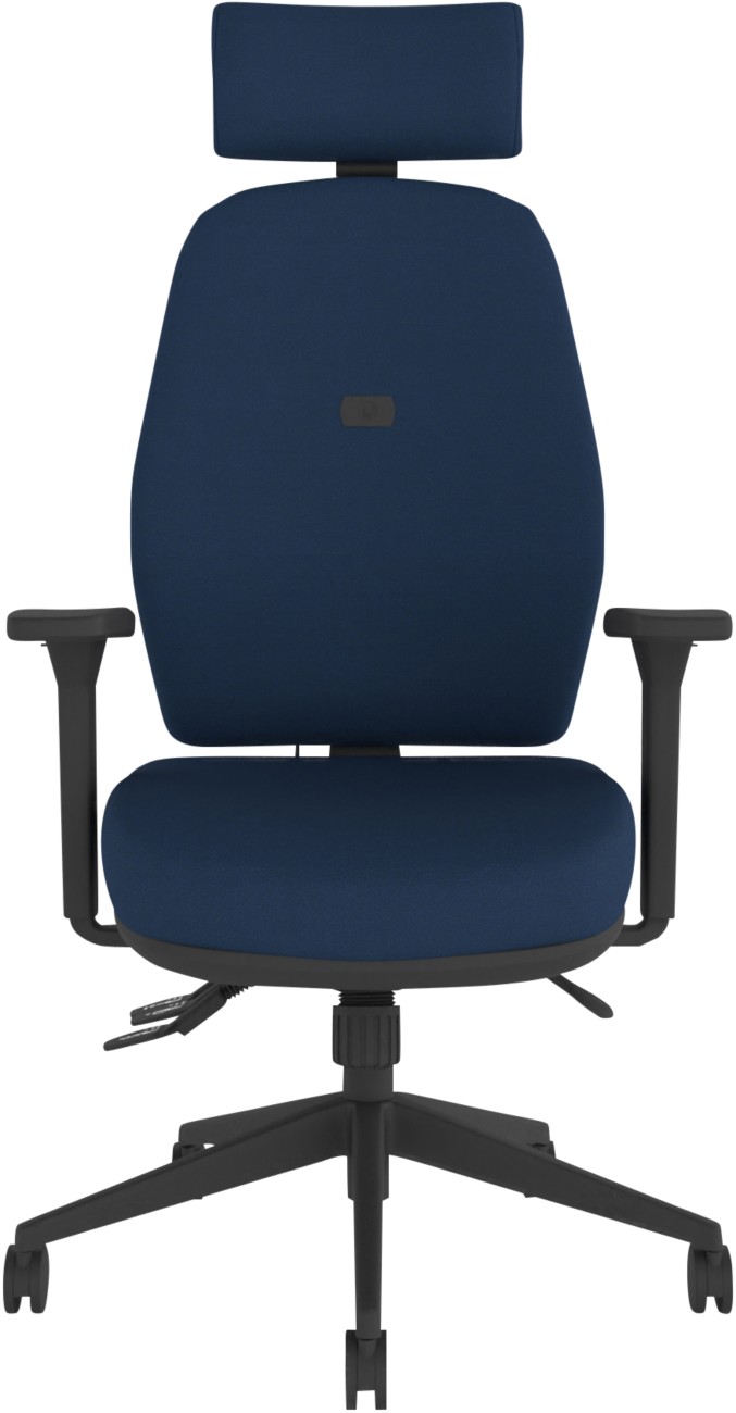 Energi-24 Activ Intro Office Chair Basic Tilt Height-Adjustable Armrest Blue 150 Kg It450hr/Aa1d 570 X 520 Mm