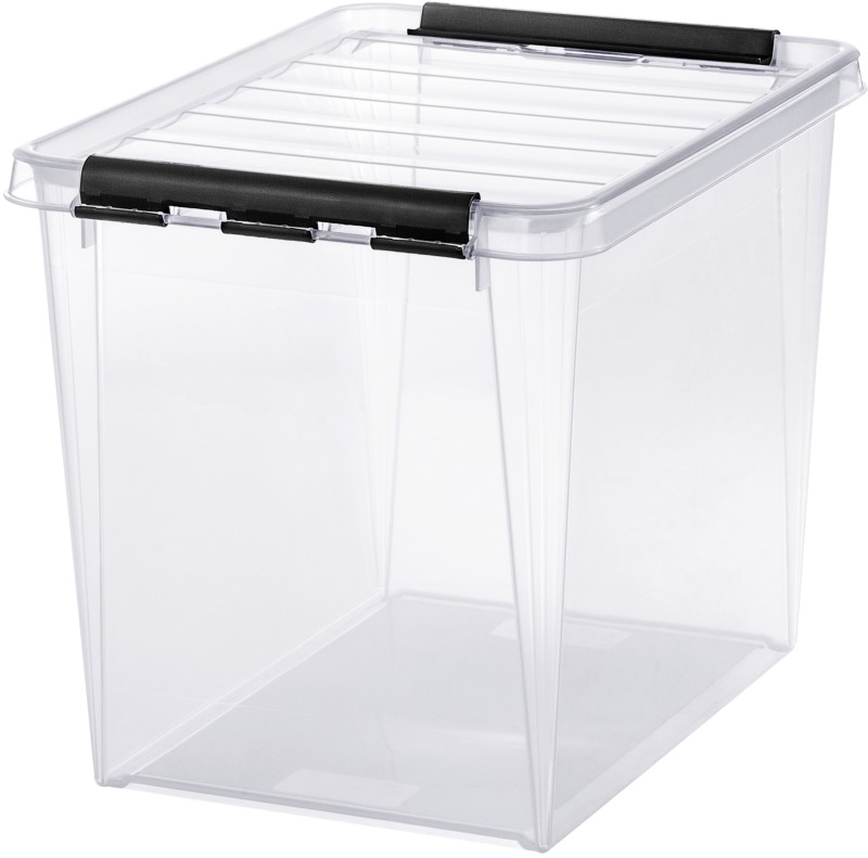 Thumbnail - SmartStore Classic Kunststoff Aufbewahrungbox 25 L With Lid Transparent 30 x 40 x 32 cm