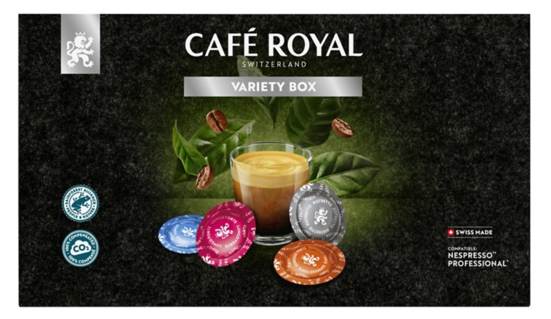 CAFÉ ROYAL Variety Box Kaffeepads Arabica 40 Stück