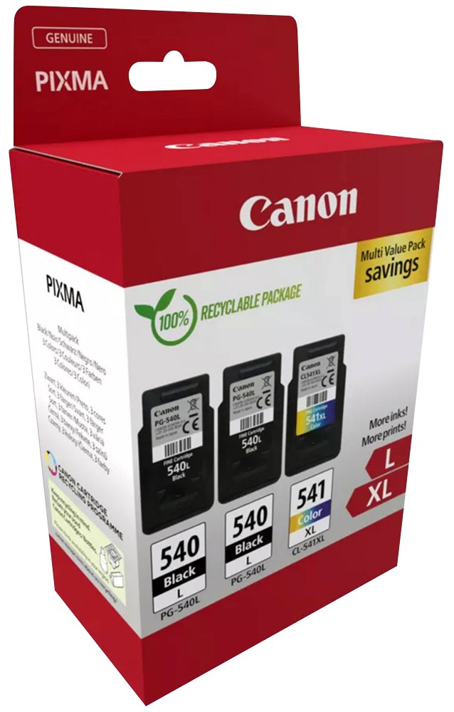 Canon PG-540L x2 / CL-541XL Genuine Ink Cartridges for Pixma TS5151 - Image 90