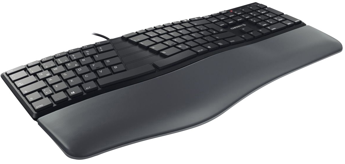 Cherry KC 4500 Ergo USB Wired Ergonomic Keyboard UK Black - Image 11