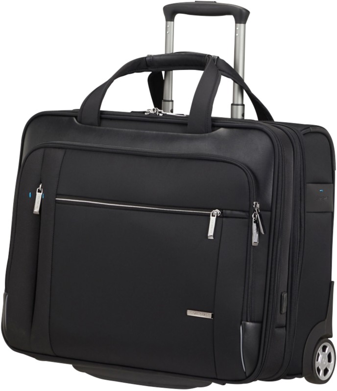 Samsonite Spectrolite 3.0 Trolley-Koffer 17,3? 49,5 x 25,5 x 40 cm Nylon, PES (Polyester), PU (Polyurethan) Schwarz