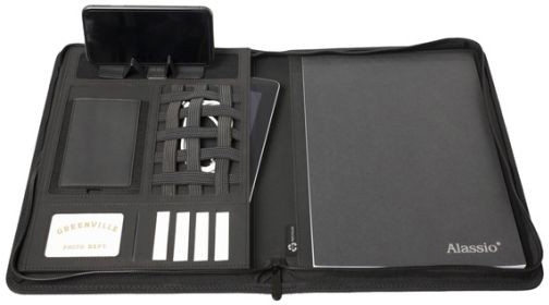 Thumbnail - Alassio PALAU Konferenzmappe 26,5 x 4 x 33,5 cm Recycelt PET (Polyethylenterephthalat) Anthrazit