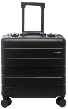 ALUMAXX Gravity Trolley-Koffer 42 x 22,5 x 44 cm Aluminium Schwarz