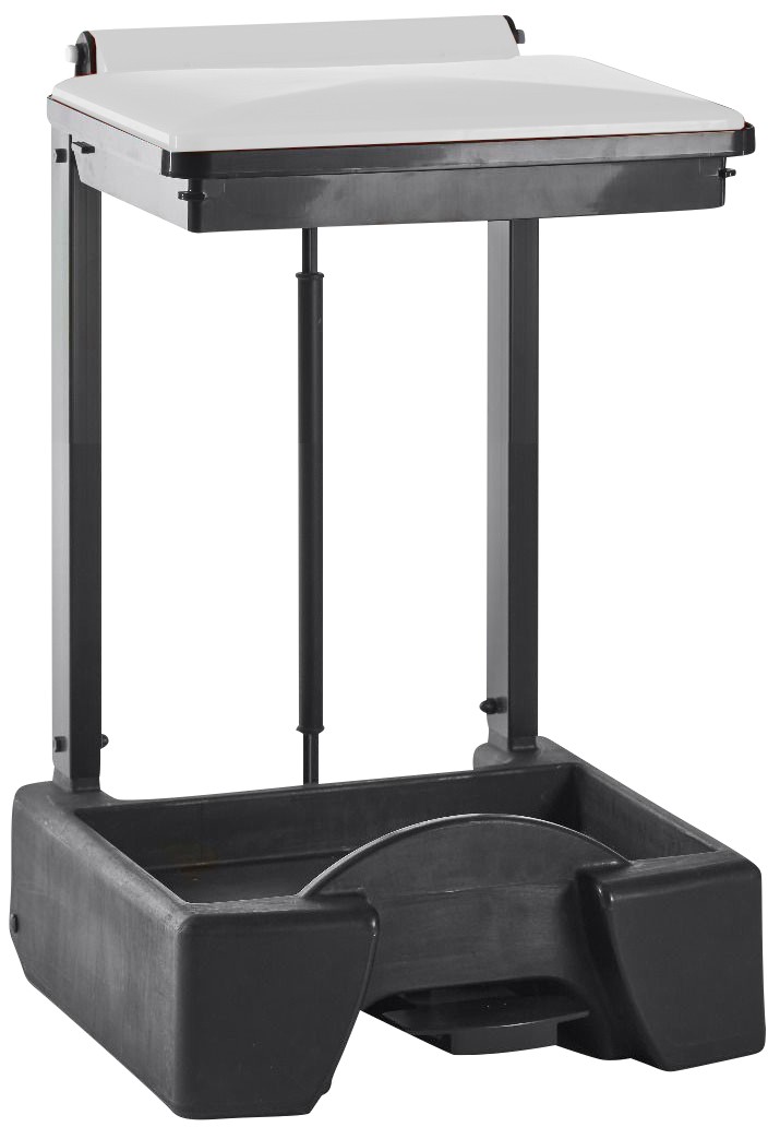 Gpc Bin 45 L Grey,White Abs (Acrylonitrile Butadiene Styrene), Pe (Polyethylene), Pvc (Polyvinyl Chloride) Psh045white