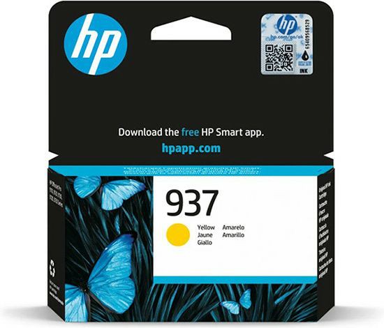 HP 937 Original Tintenpatrone 4S6W4NE Gelb