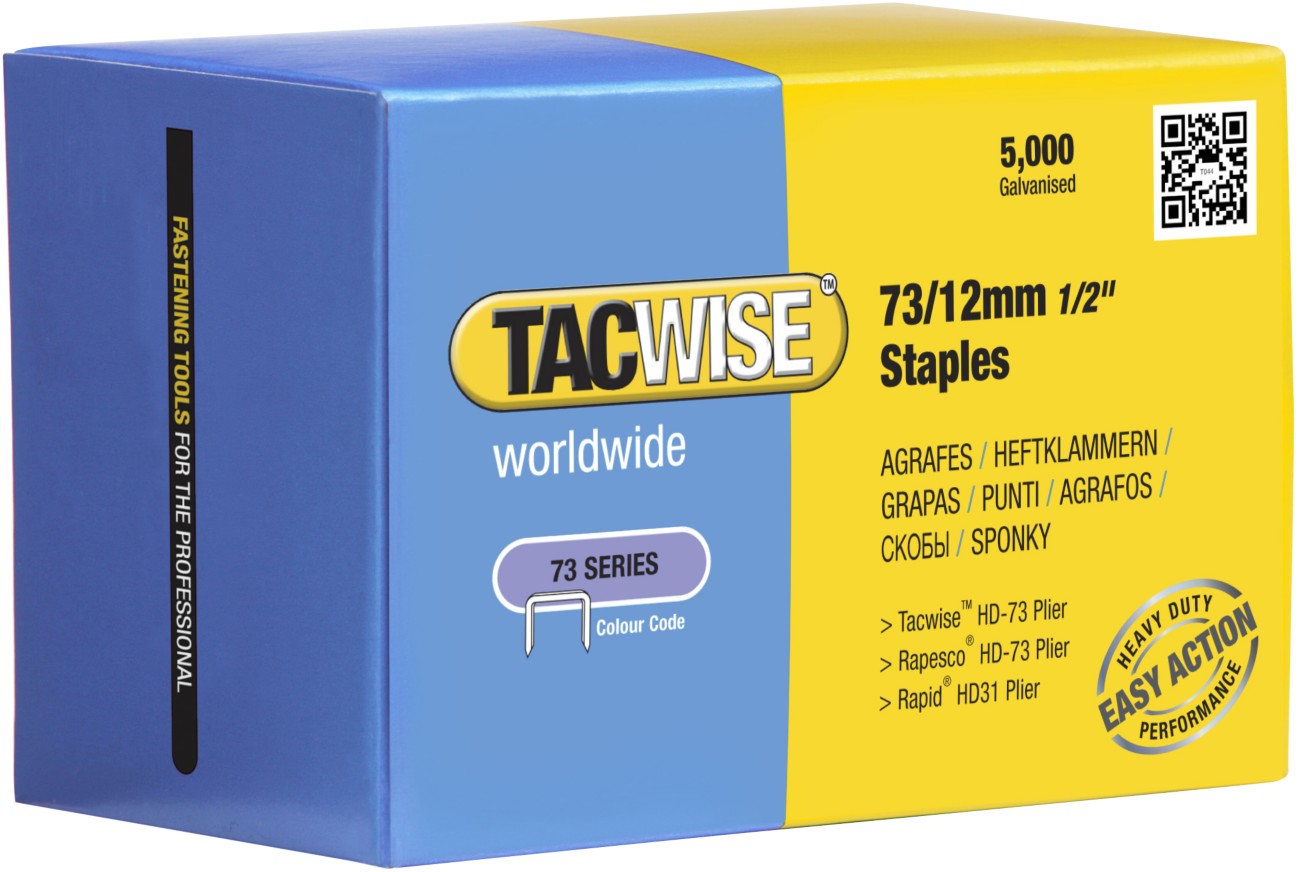 Tacwise 73 Type Staples 73/12 Steel Pack Of 5000