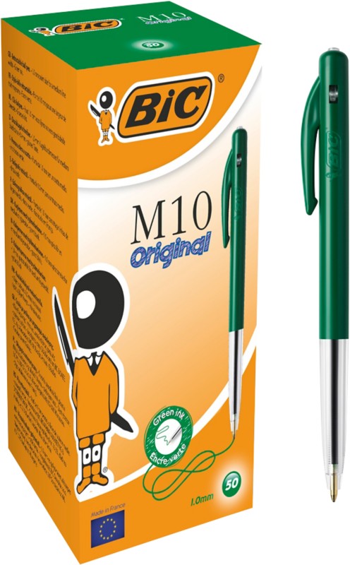 BIC Kugelschreiber M10 0.4 mm Grün 50 Stück