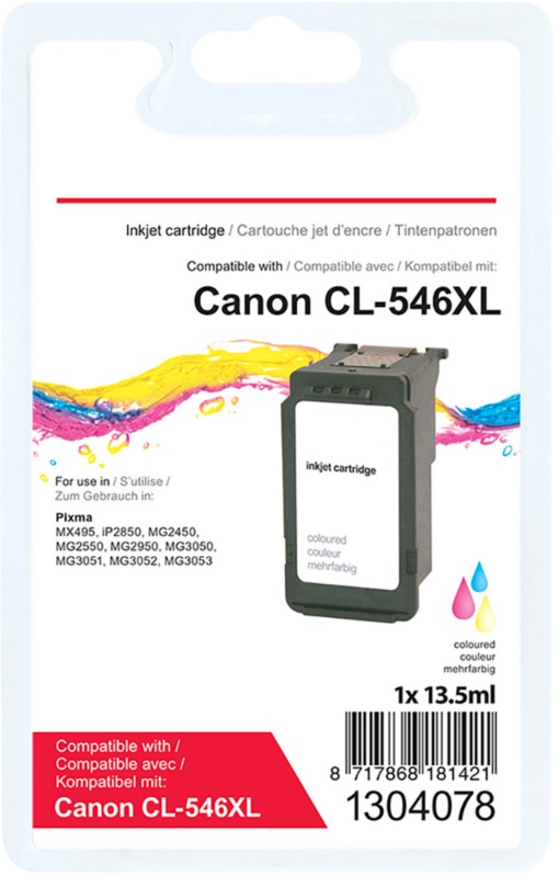 Viking CL-546XL Kompatibel Canon Tintenpatrone Cyan, Magenta, Gelb
