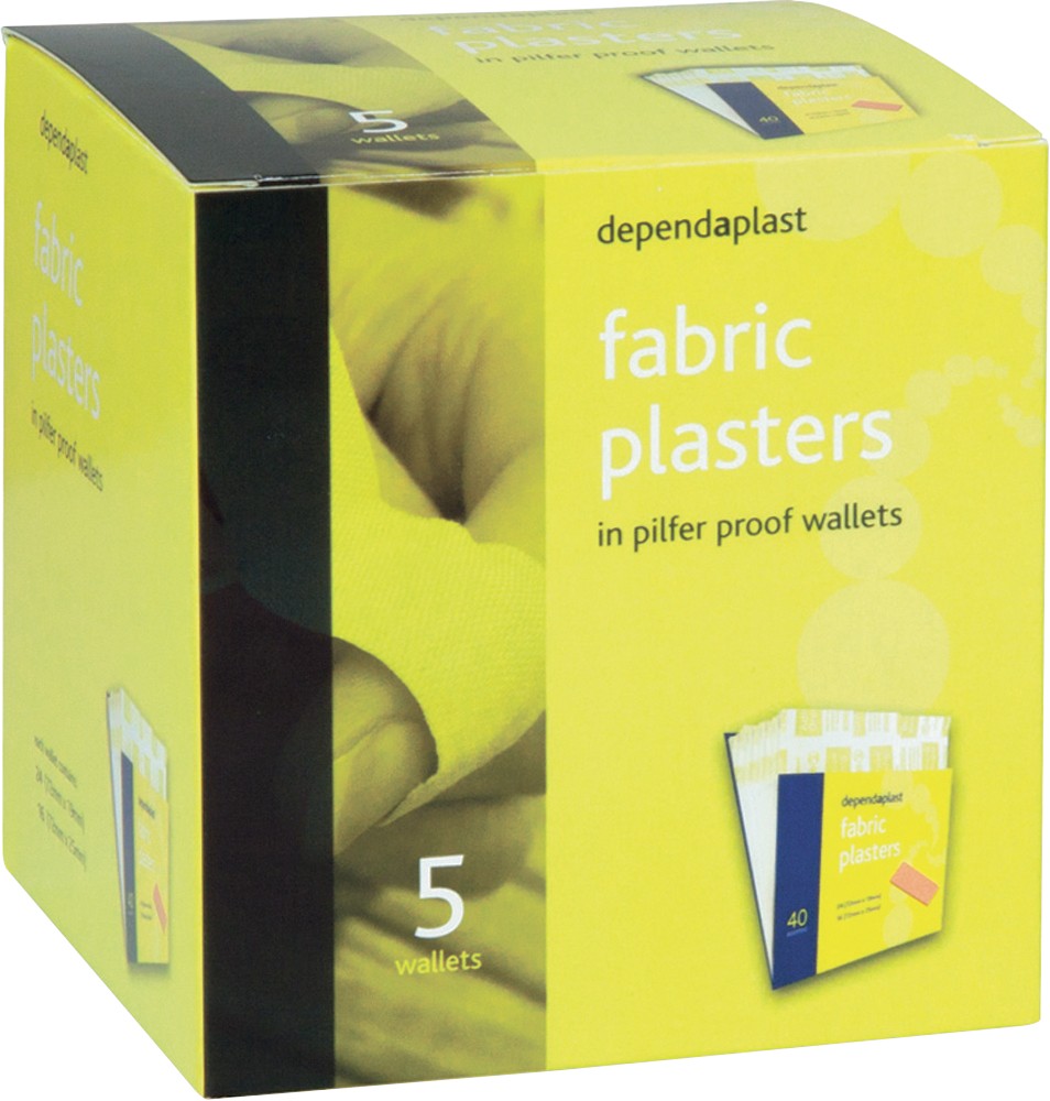 Reliance Medical Plasters Fabric Pilfer Proof Dependaplast Box 5