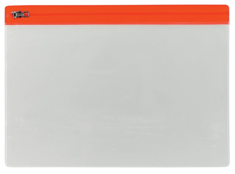 Viking Reißverschlusstaschen DIN A5 Reißverschluss PP (Polyproplylen) Quer 21 (B) x 24 (T) x 16,5 (H) cm Rot 5 Stück