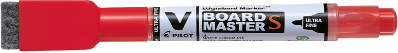 Pilot V-Board Master S Whiteboard-Marker Rot Extra Fein Rundspitze 3,5 mm 72% Recycelt
