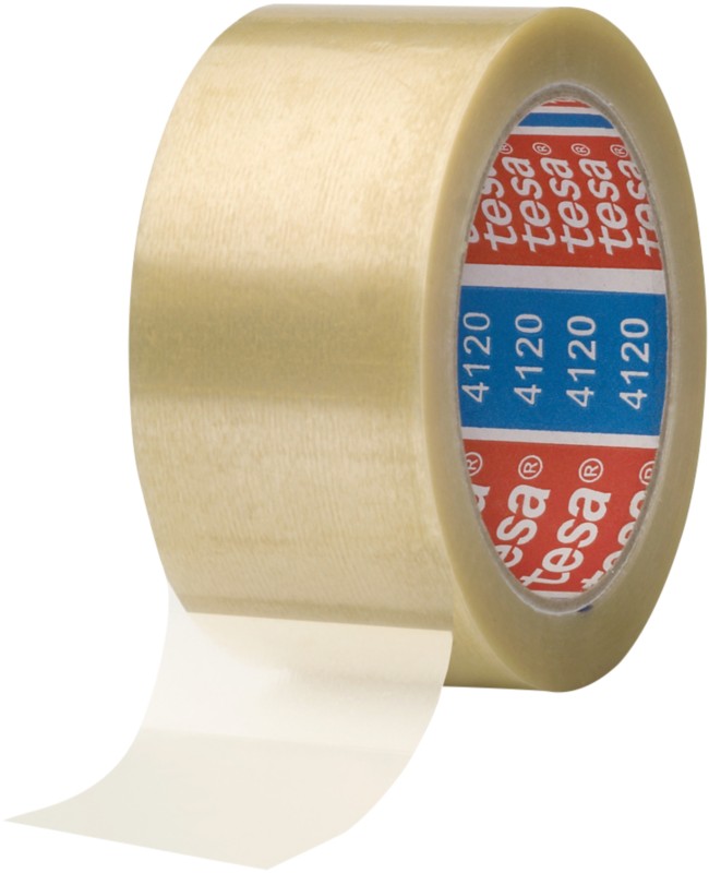 Thumbnail - tesa Verpackungsklebeband tesapack Transparent 50 mm (B) x 66 m (L) PP (Polypropylen) 4120 6 Rollen