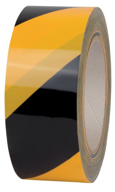 Office Depot Signalband 50mm x 66 m Schwarz, Gelb