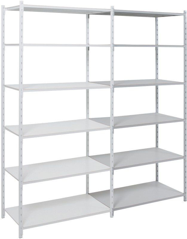 ARNO SPACE Arno Regale 6 Fachböden Verzinkt 1.000 x 300 x 2.250 mm Grau