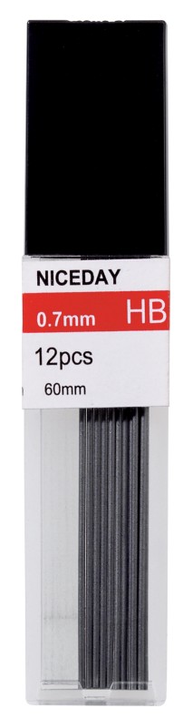 Niceday Bleistiftmine 0.7 mm Graphit 12 Stück