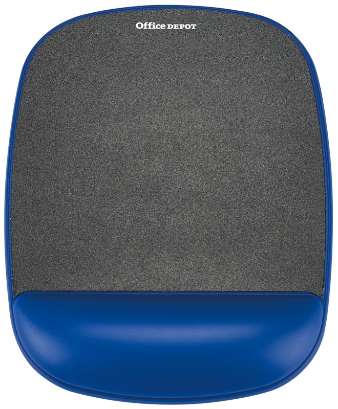 Tapis de souris Office Depot Gel Noir, Bleu