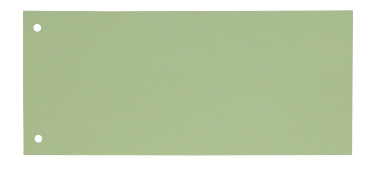 KANGARO Trennblätter Spezial Grün Pappkarton Rechteckig 2 Löcher 07071-01 100 Stück