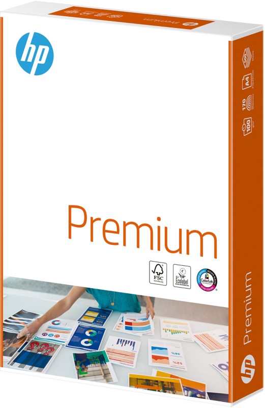 HP Premium DIN A4 Druckerpapier 100 g/m² Matt Weiß 500 Blatt