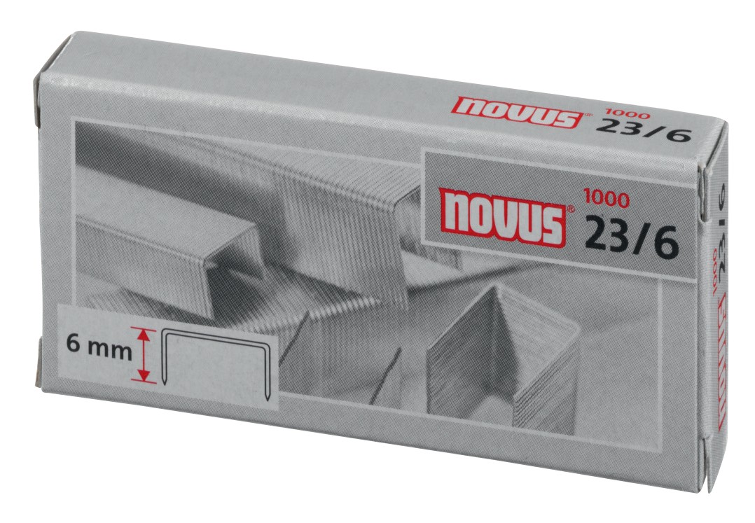Novus Heftklammern 23/6 1000 Heftklammern