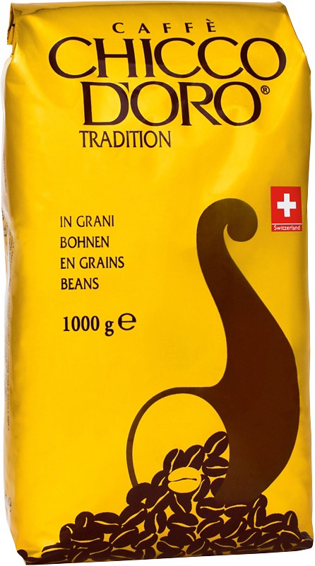 Chicco d'Oro Tradition Kaffeebohnen Bohnen Vollmundig, intensiv Arabica, Robusta 1 kg