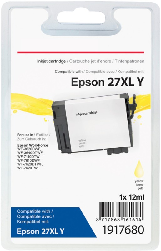 Viking 27XL Kompatibel Epson Tintenpatrone C13T27144012 Gelb