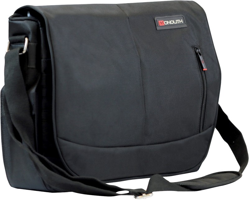 Monolith Laptoptasche Courier Polyester Schwarz 41,5 x 13 x 31 cm