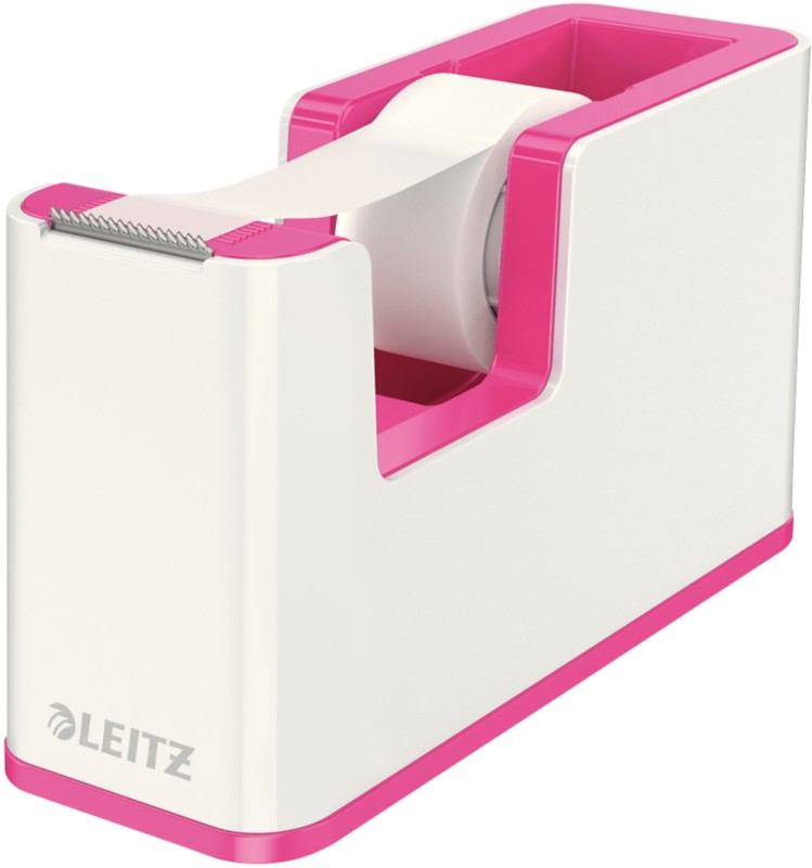 Leitz WOW Tape Dispenser White/Pink 53641023