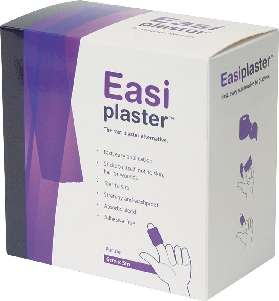 Reliance Medical Easiplaster - Fast and Easy Application, Adhesive-Free and Washproof Bandage, 5 m x 6 cm - Image 2