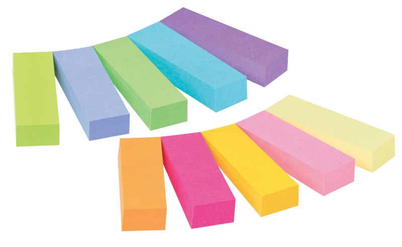 Post-it Index Haftmarker 15 x 50 mm Farbig sortiert 50 x 10 Pack