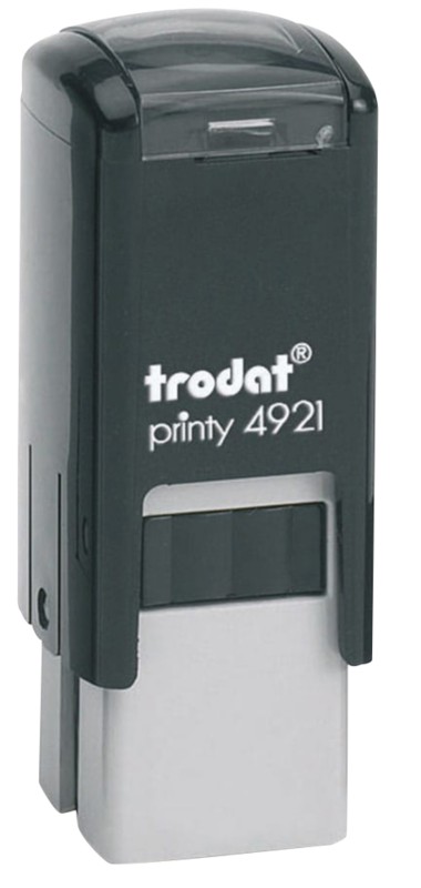 Trodat Self-Inking Stamp Printy 4921 Black 11 x 11mm