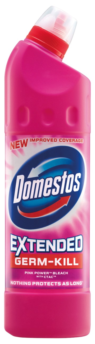 Domestos Pink Power Thick Bleach 750ml 3 Pack - Image 4