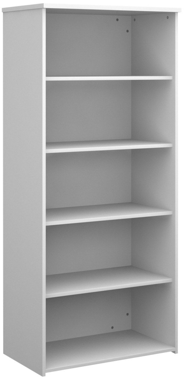 Dams International Universal Bookcase With 4 Shelves Wood 800 X 470 X 1790Mm White