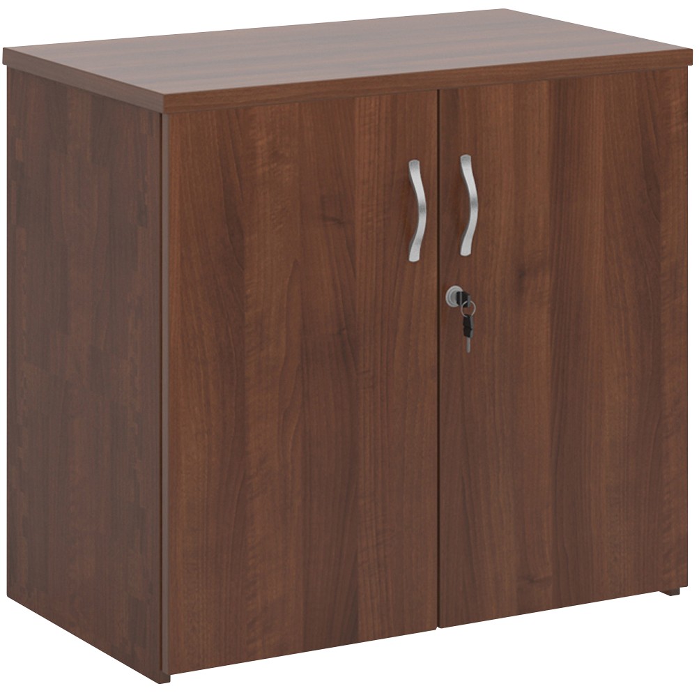 Dams International Cupboard 1 Shelf Lockable 800 X 470 X 740 Mm Walnut Brown