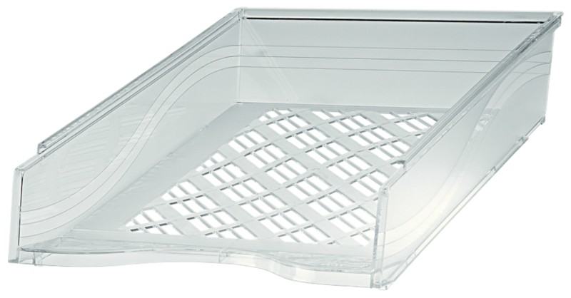 Thumbnail - Bene Briefablage 60100 DIN A4 Polystyrol Transparent 25,5 x 37 x 6,5 cm