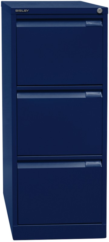 Bisley Aktenschrank A4BS3E 3 Schübe Oxfordblau 413 x 622 x 1.016 mm