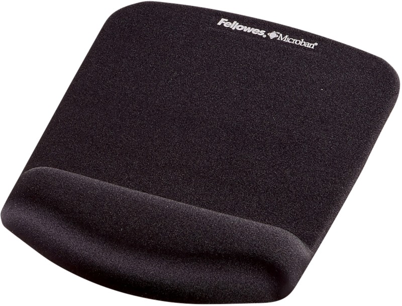 Fellowes Handgelenkauflage mit Mauspad Plush Touch? Schwarz